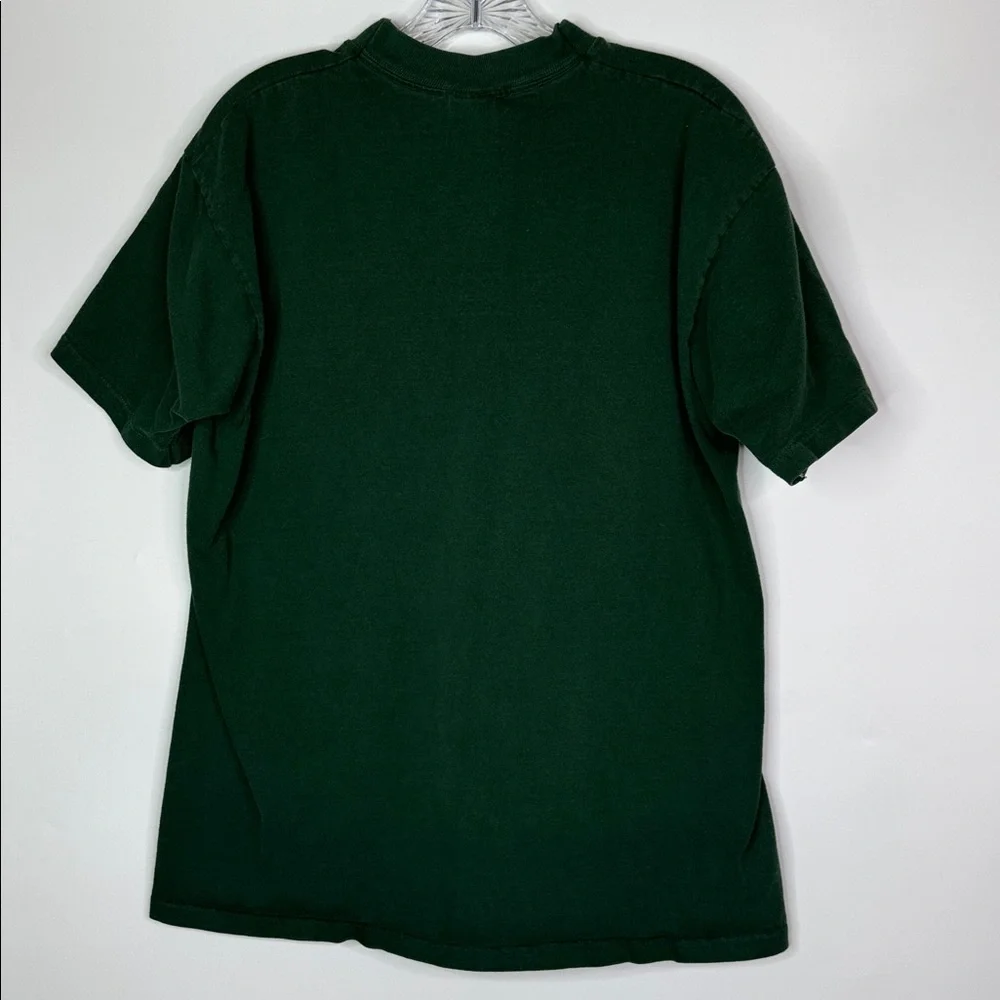 Vintage Artex Spotswear Green Bay Packers Green Single Stitch Tshirt 1993 Large